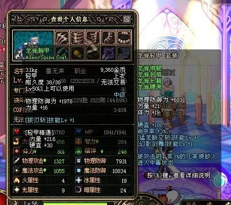 地下城私服-与勇士私服精通防具7